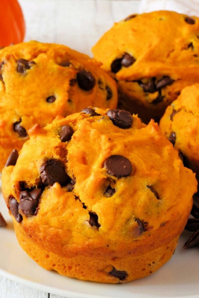 Pumpkin and Chocolate Chip Muffins

