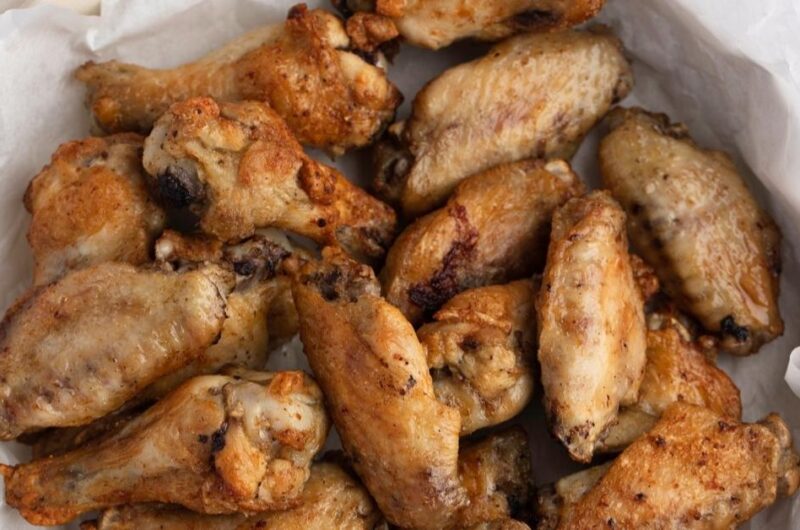 Frozen Chicken Wings in Air Fryer (No-Thaw)