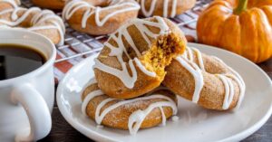 Gluten-Free Cinnamon Donuts with Sugar Glaze and Coffee