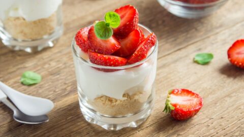 Gluten-Free Strawberry Trifle in a Glass