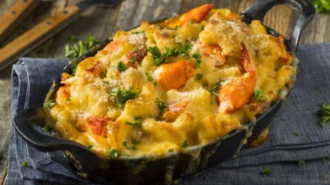 Homemade Lobster Mac and Cheese