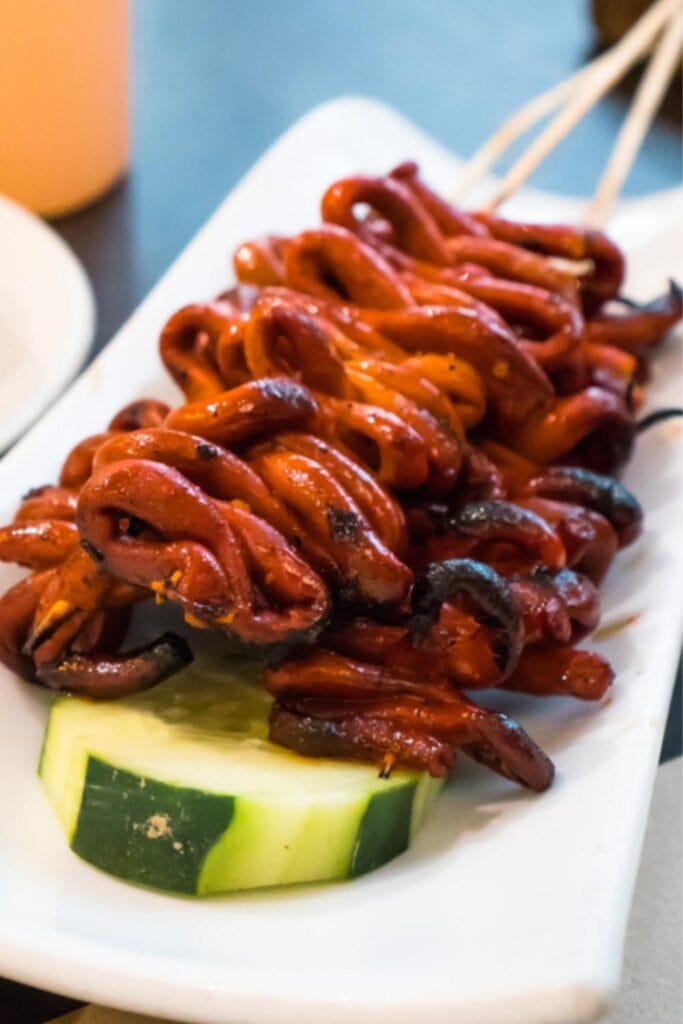  Isaw (Barbecued Pork or Chicken Intestine)