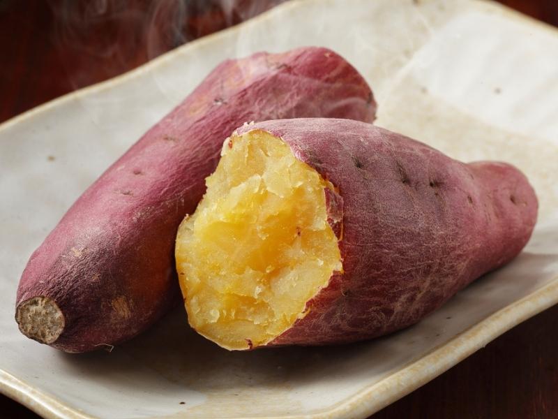 Cooked Japanese Sweet Potato