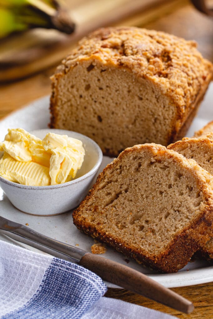 Joy of Cooking Banana Bread with Butter