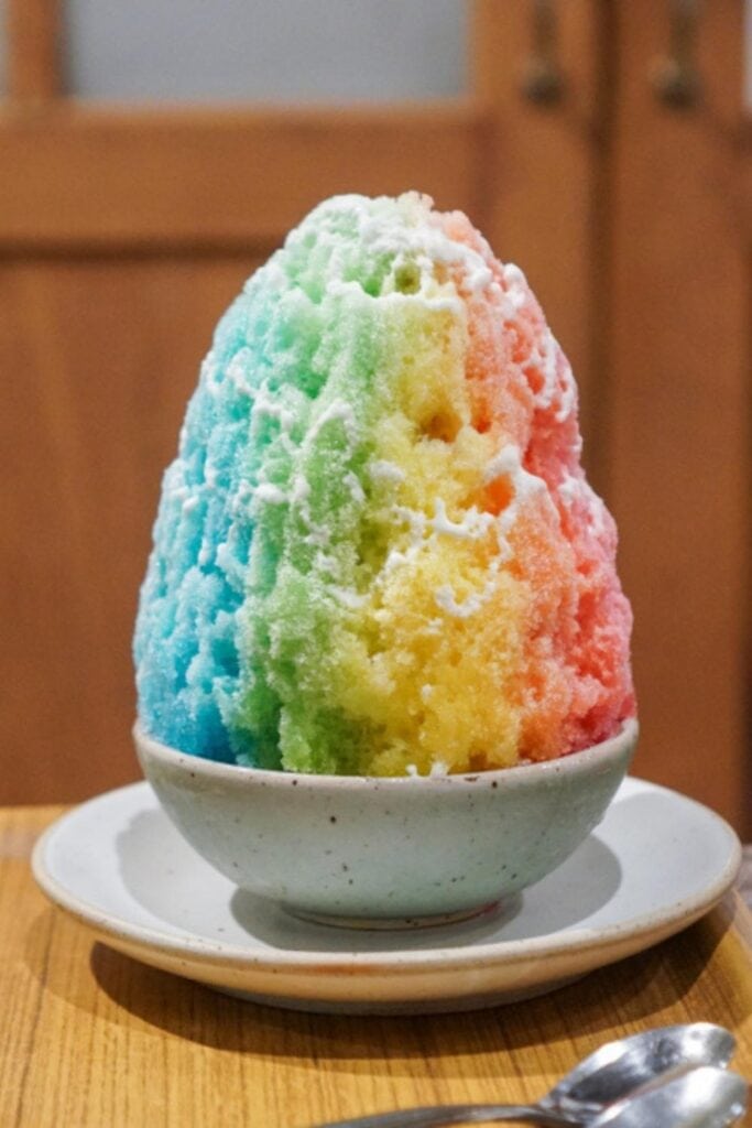 Colorful Kakigori (Shaved Ice)