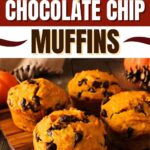 Muffins alla zucca con scaglie di cioccolato