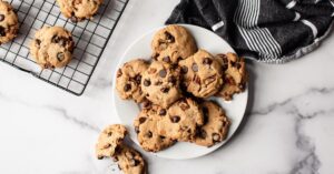 Soft and Chewy Hershey's Chocolate Chip Cookies