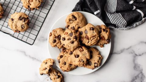 Soft and Chewy Hershey's Chocolate Chip Cookies