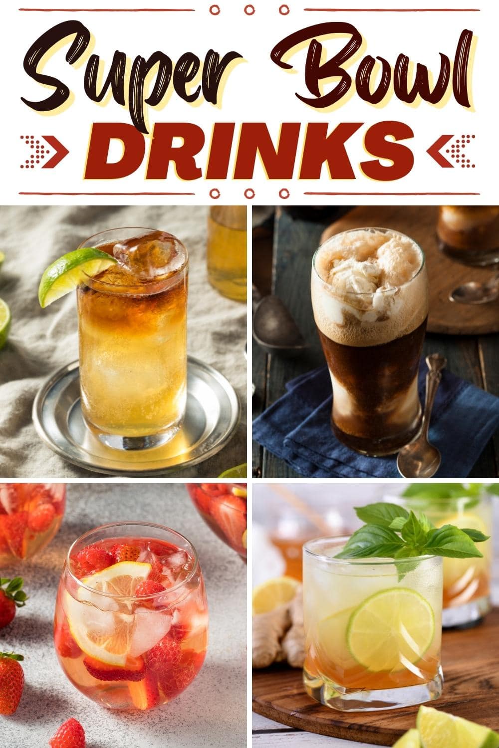 30 Best Super Bowl Drinks for Game Day Insanely Good