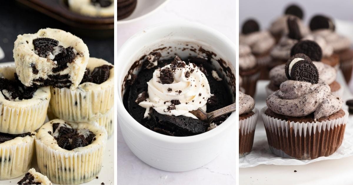 Sweet Snacks: Oreo Mug Cake, Cupcakes and Cheesecake Bites