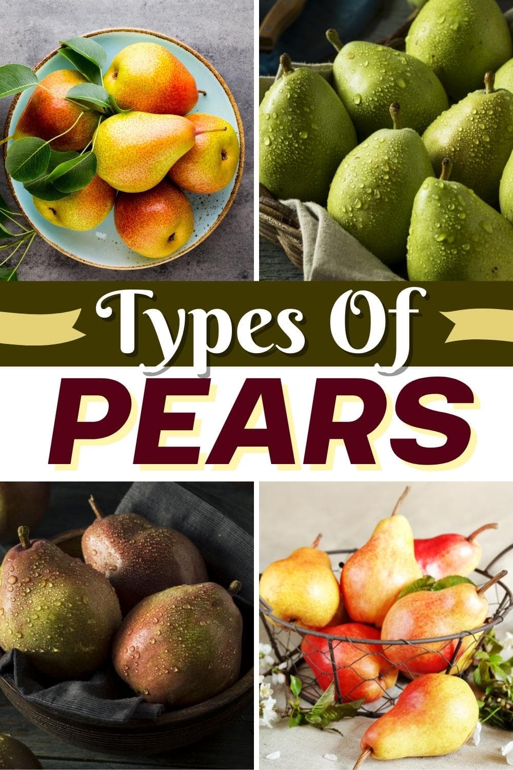 17 Types of Pears (Different Varieties) Insanely Good