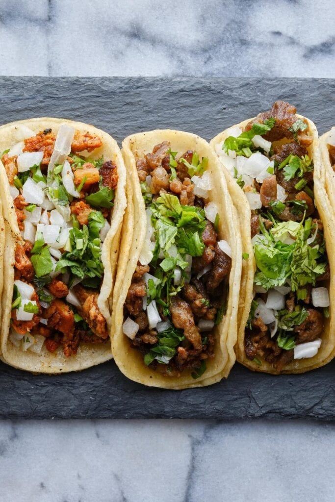 Vegan Mexican Beef Tacos with Herbs