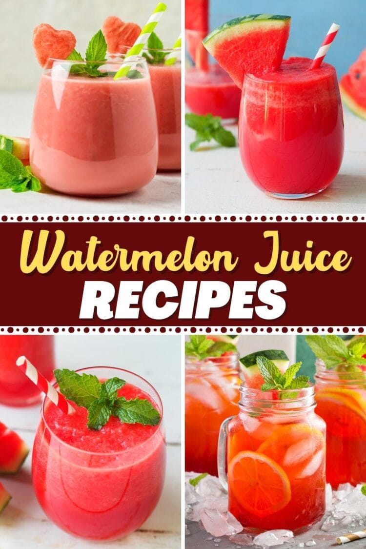 Top 10 Watermelon Juice Recipes For Summer - Insanely Good