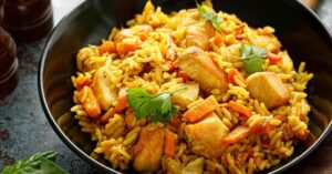 Basmati Rice with Chicken and Carrots