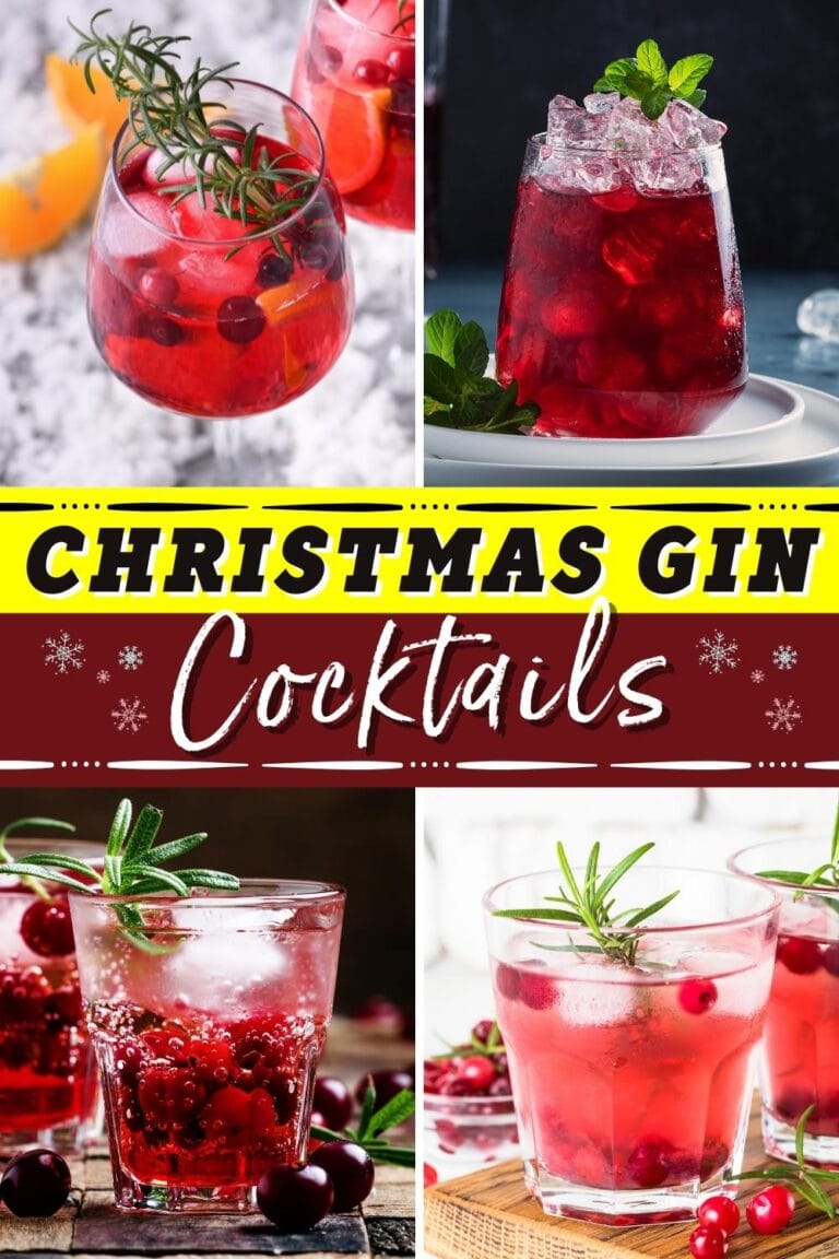 10 Best Christmas Gin Cocktails and Drinks Insanely Good