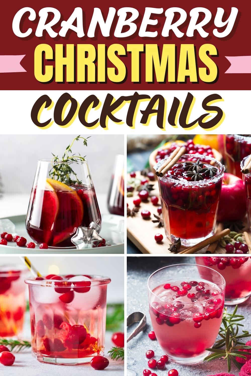 Easy Cranberry Christmas Cocktails For The Holidays Insanely Good