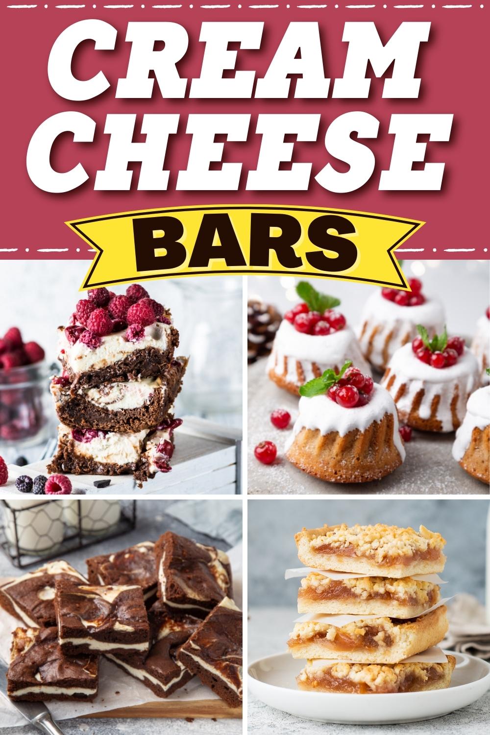 23 Best Cream Cheese Bars (Easy Recipes) Insanely Good