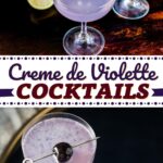 violet cream cocktails
