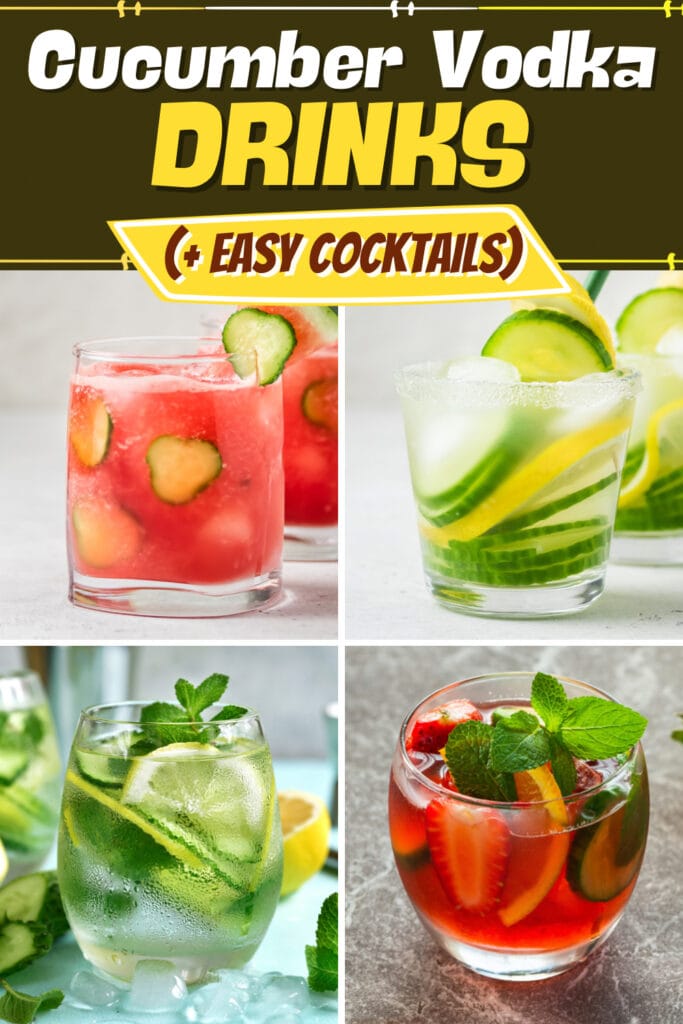 Cucumber Vodka Drinks (+ Easy Cocktails)