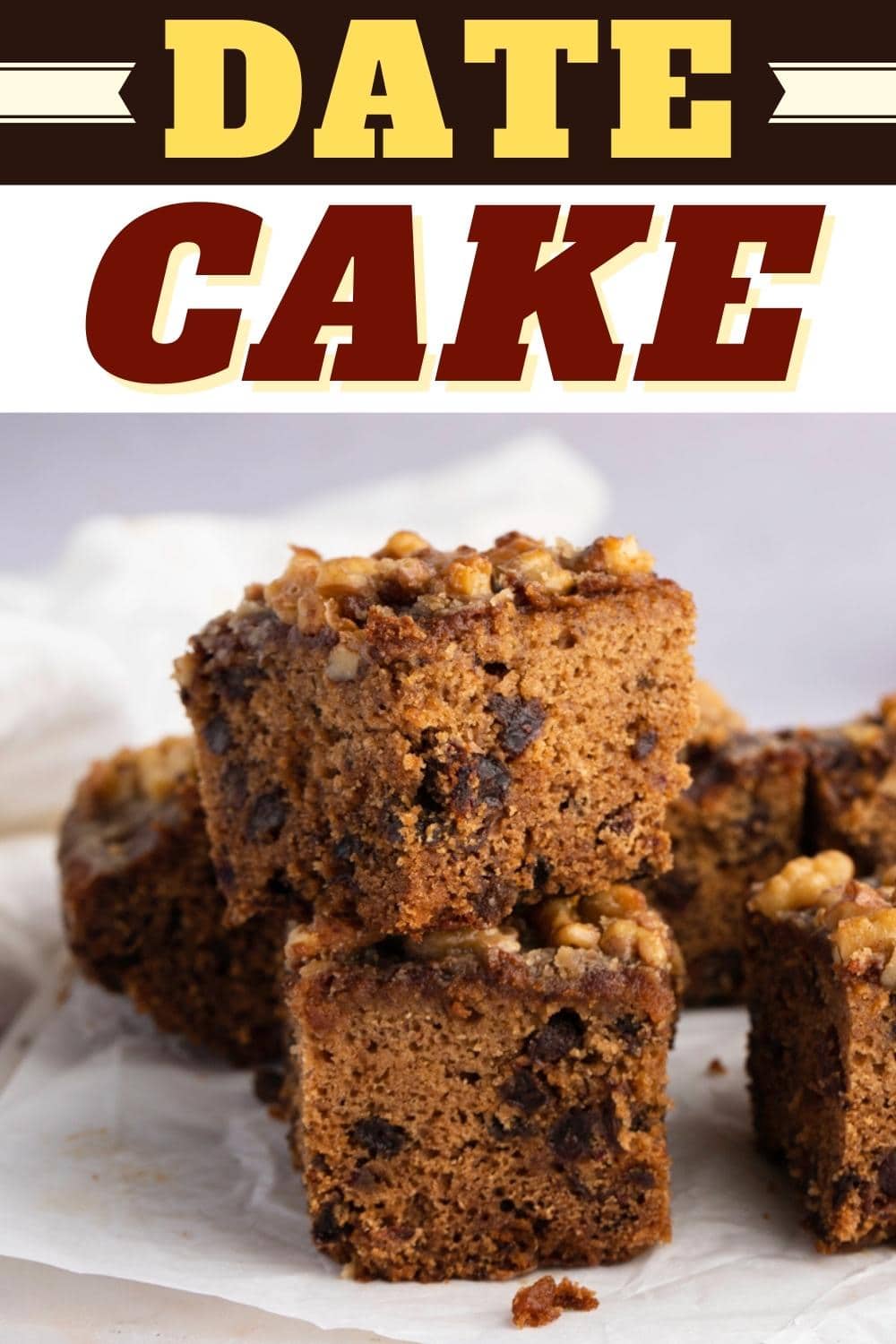 Easy Date Cake Recipe With Raisins and Nuts Insanely Good