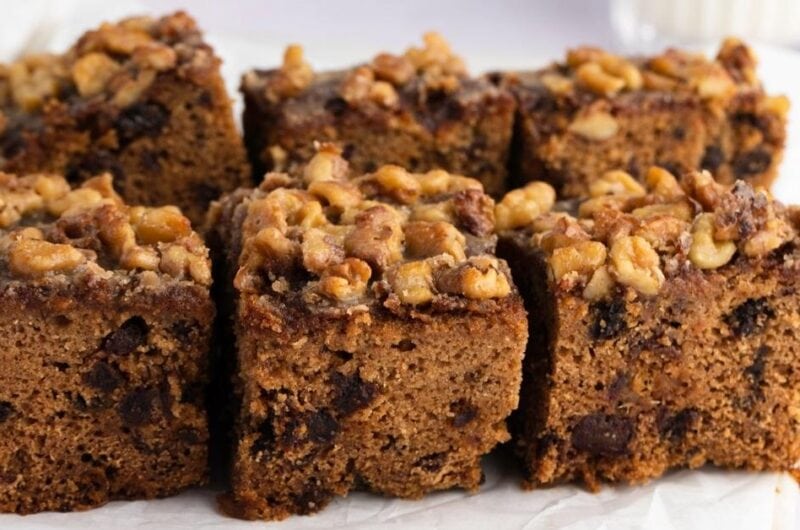 Easy Date Cake Recipe With Raisins and Nuts