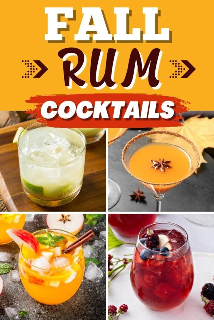 Fall Rum Cocktails