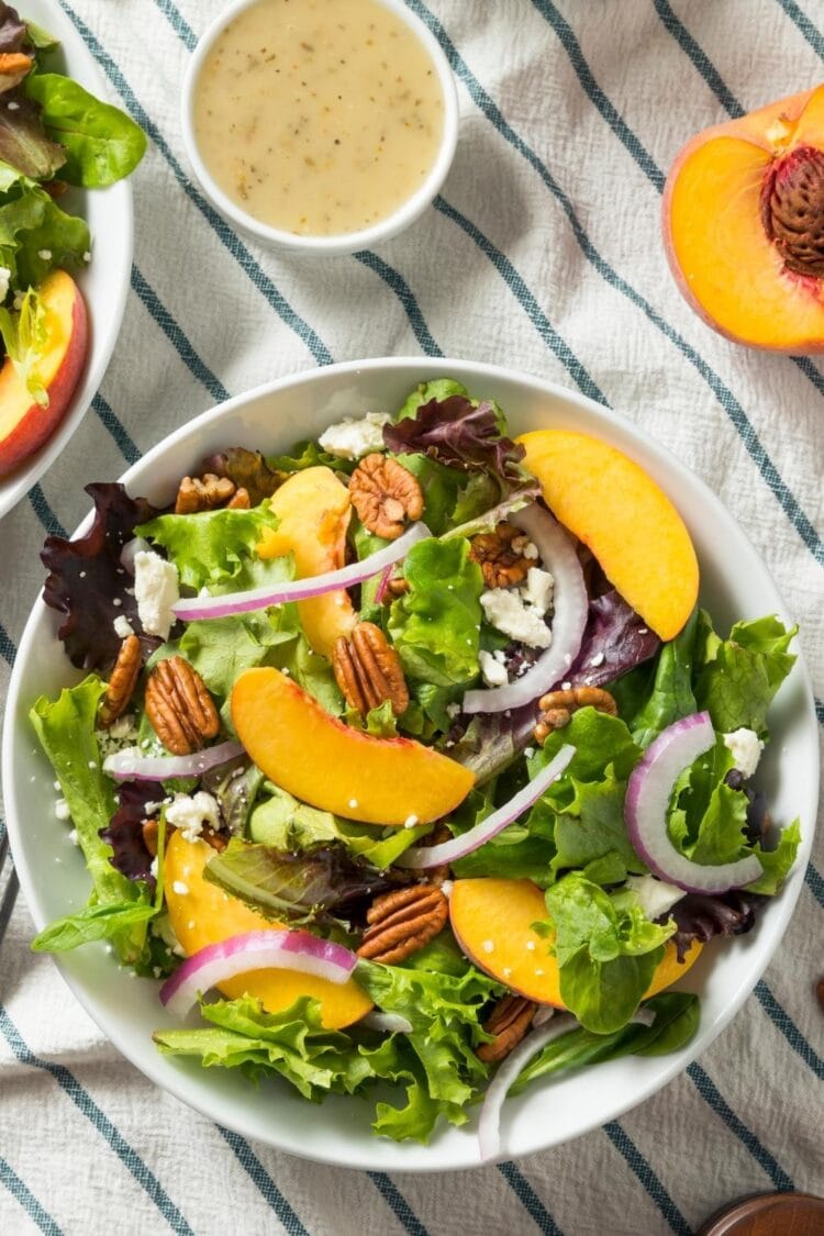 10 Best Peach Salad Recipes to Make at Home Insanely Good