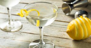 Homemade Boozy Lemon Vanilla Vodka Cocktail