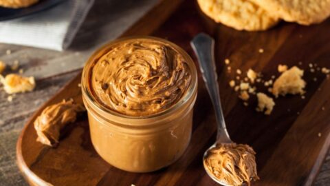 Homemade Cookie Butter in a Jar