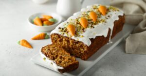 Homemade Gluten-Free Carrot Cake with Vanilla Icing