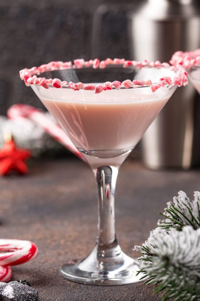 Homemade Peppermint Martini with Schnapps