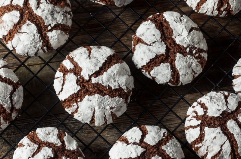 Chocolate Crinkle Cookies (Best Recipe)
