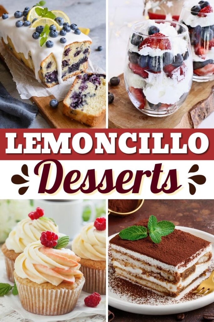 Limoncello Desserts