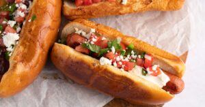 Mexican Hot Dogs With Cheese