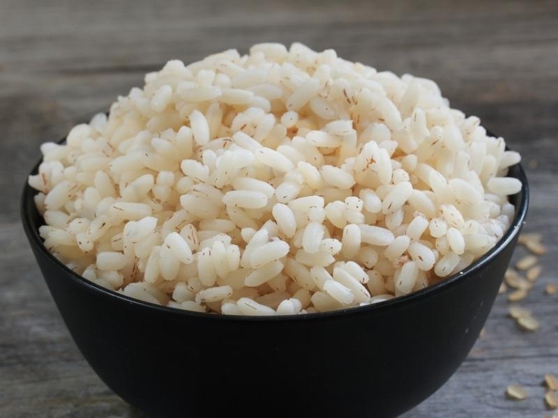 Bowl of Parboiled Rice