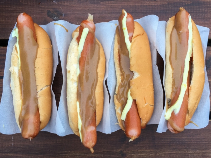 Pylsur’s Lamb Hot Dog Sandwiches