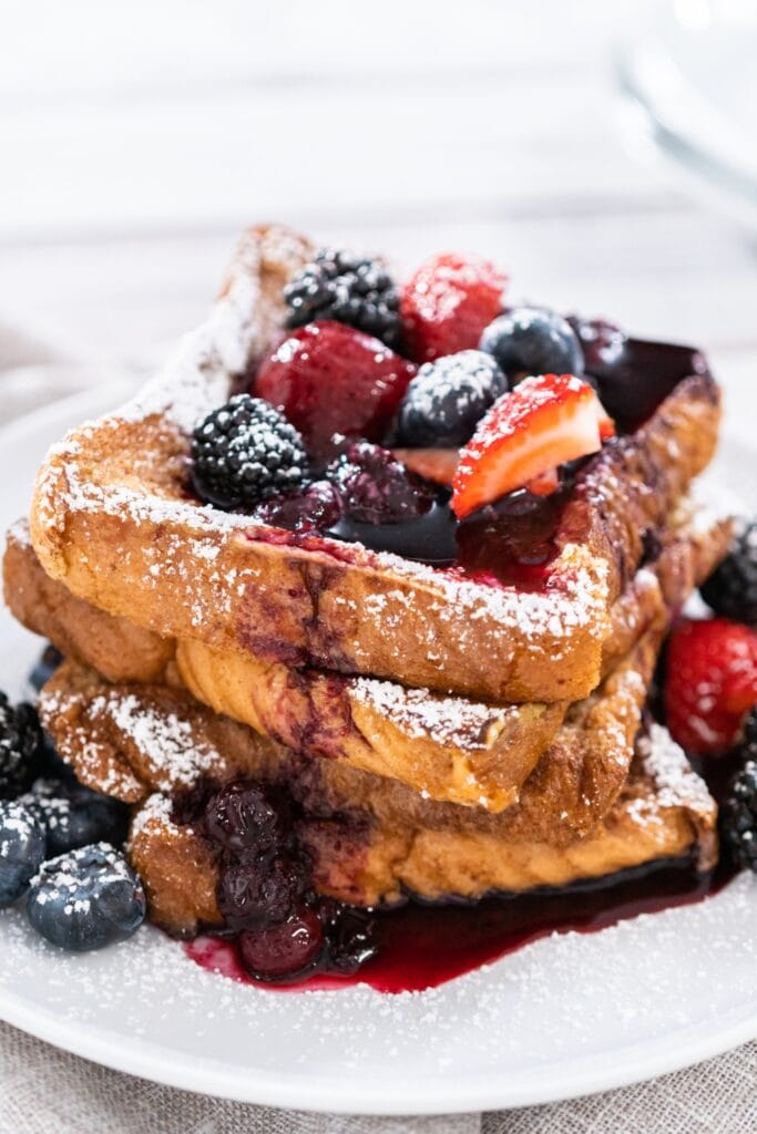 Savory Homemade French Toast with Berries