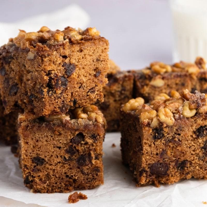 Date Cake With Lots of Nuts and Dates