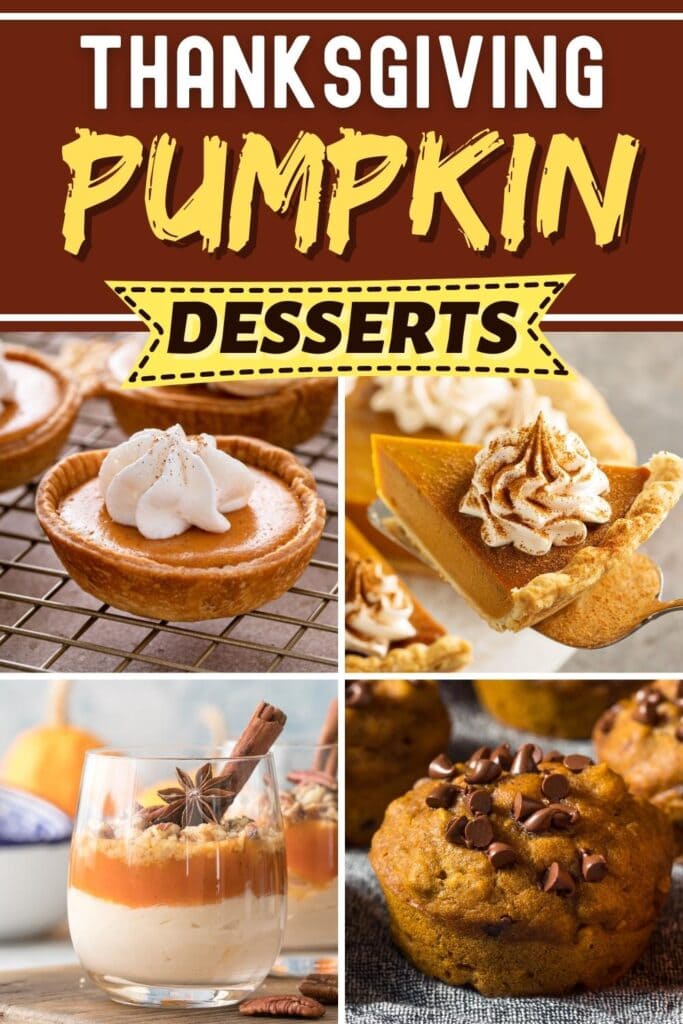 Thanksgiving Pumpkin Desserts