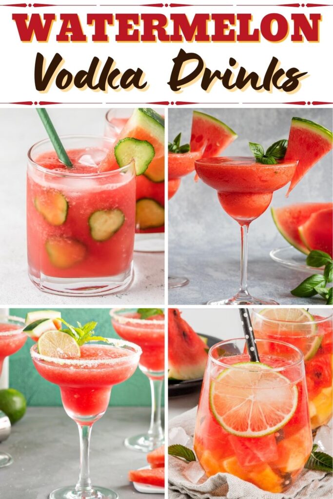 Watermelon Vodka Drinks