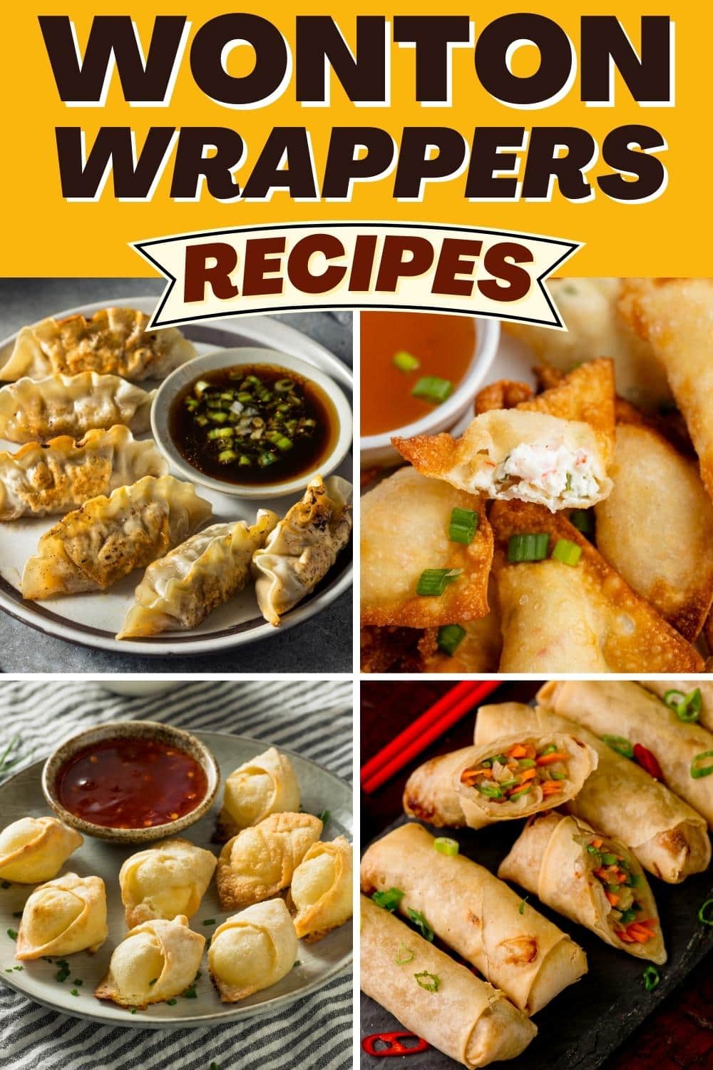 23 Wonton Wrapper Recipes (Easy Appetizers) Insanely Good