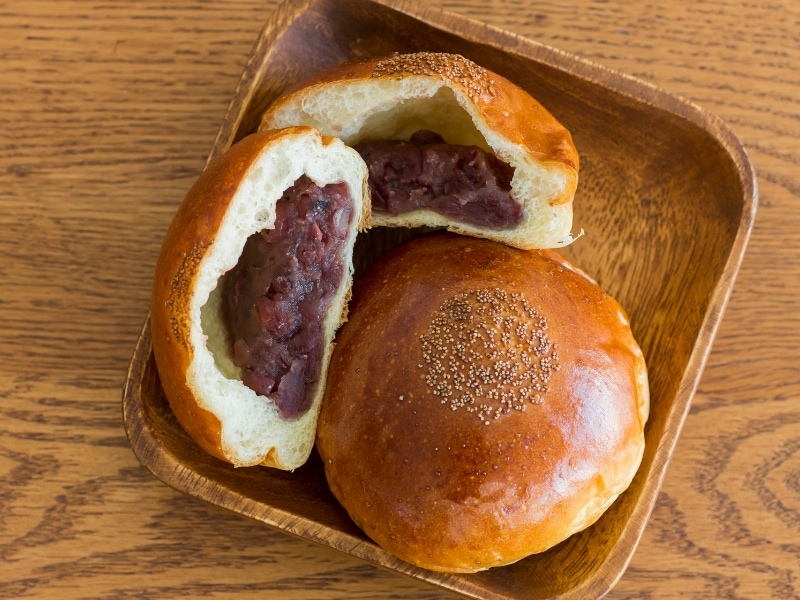 An Pan Japanese Sweet Roll with Red Bean Paste