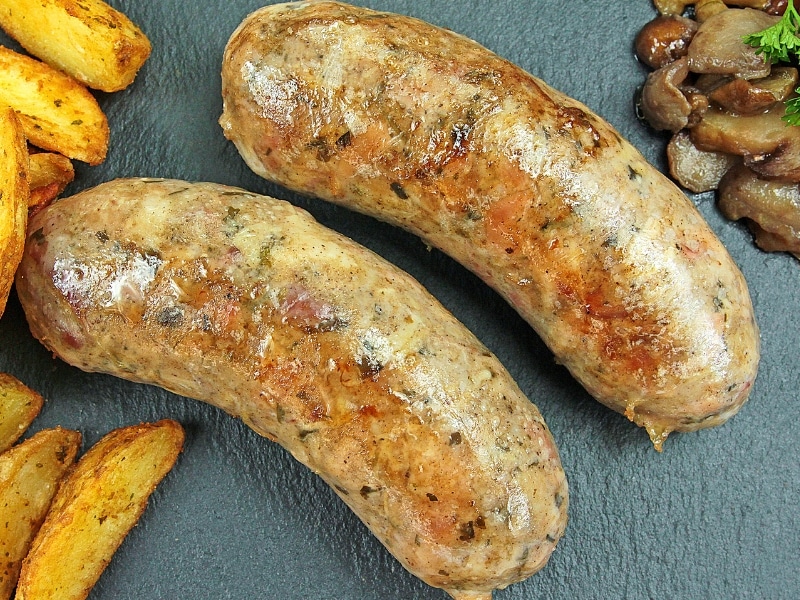 Andouille Grilled on  a Slate