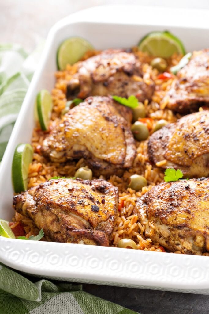 Arroz Con Pollo: Roasted Chicken with Rice