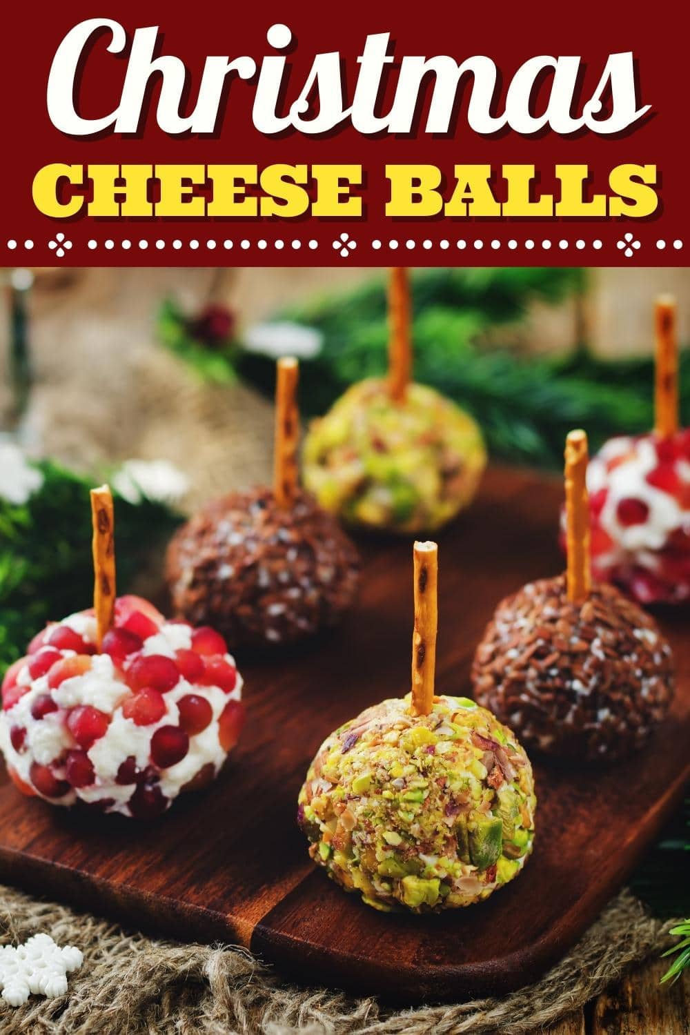 25 Best Christmas Cheese Balls and Appetizers - Insanely Good