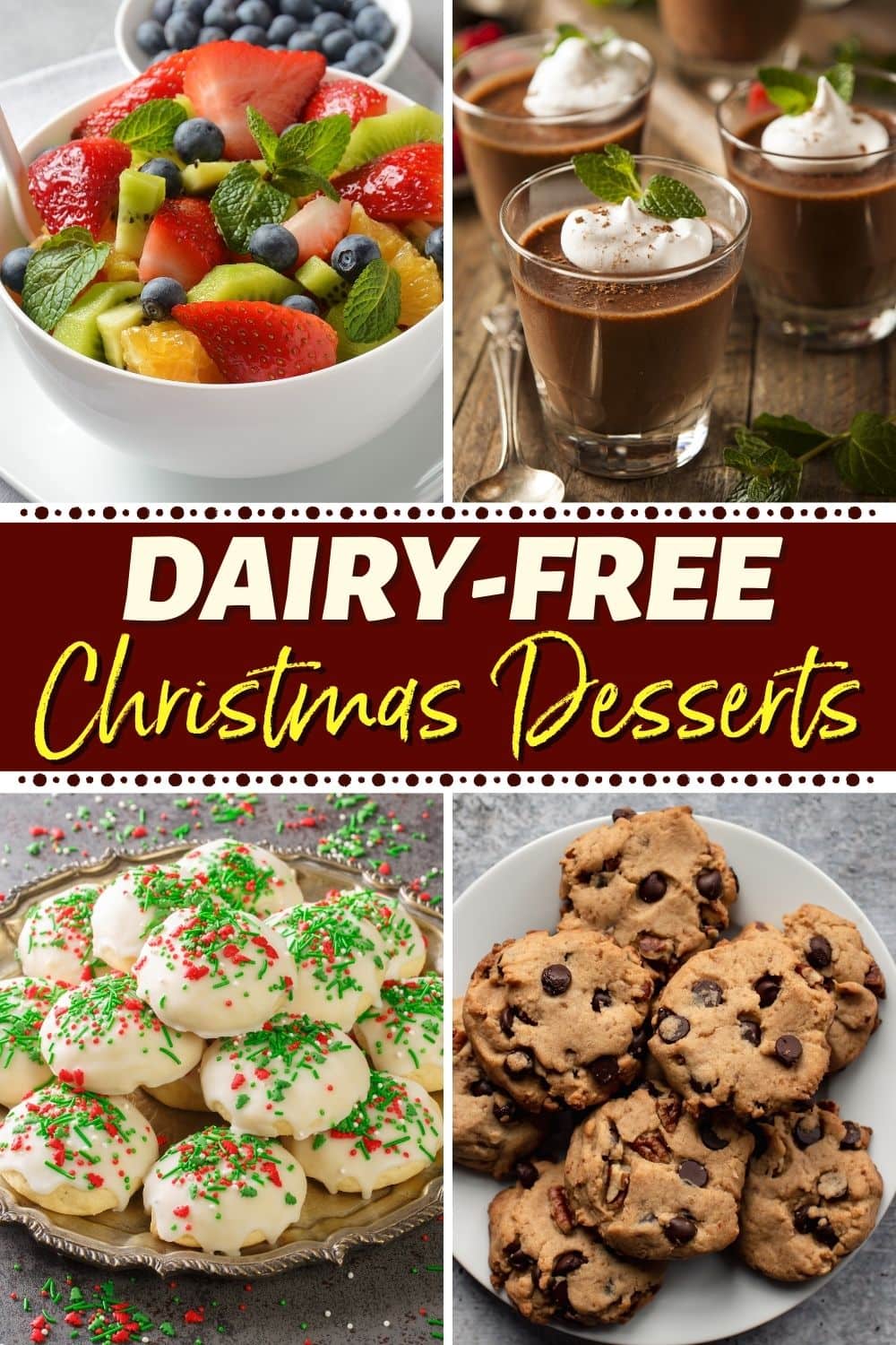 30 Best DairyFree Christmas Desserts Insanely Good