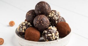 Homemade Assorted Rum Balls with Nuts