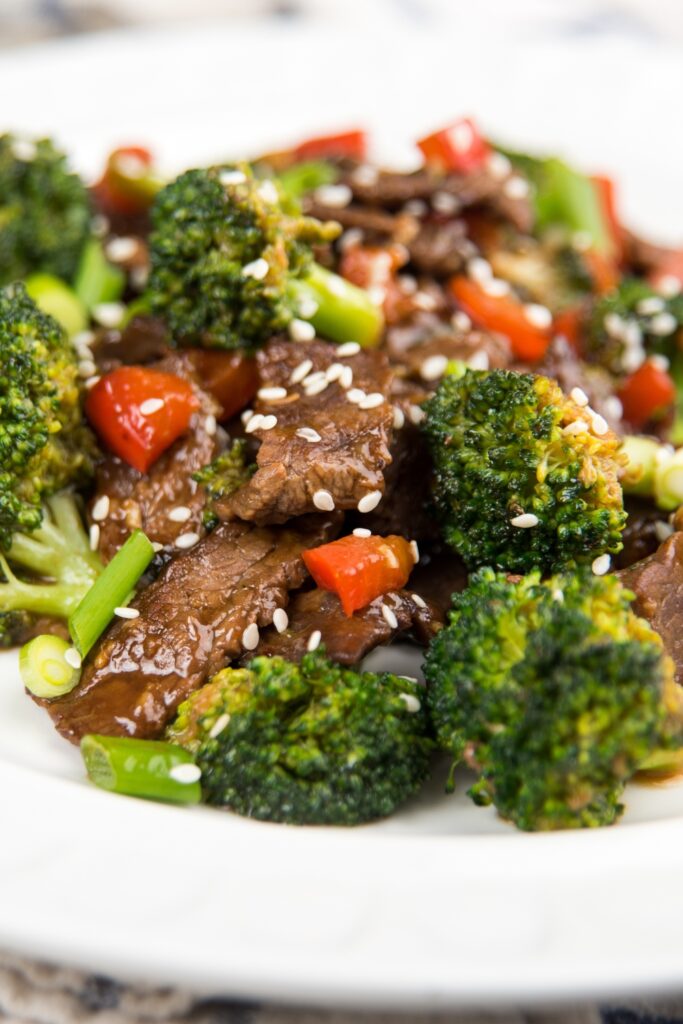 Homemade Beef and Broccoli with Sesame Seeds