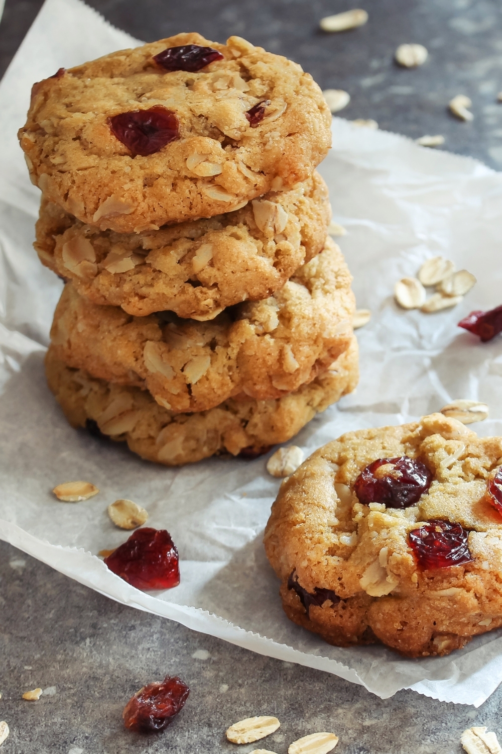 Chewy Leftover Oatmeal Cookies with Nuts