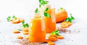 Homemade Refreshing Carrot Smoothie